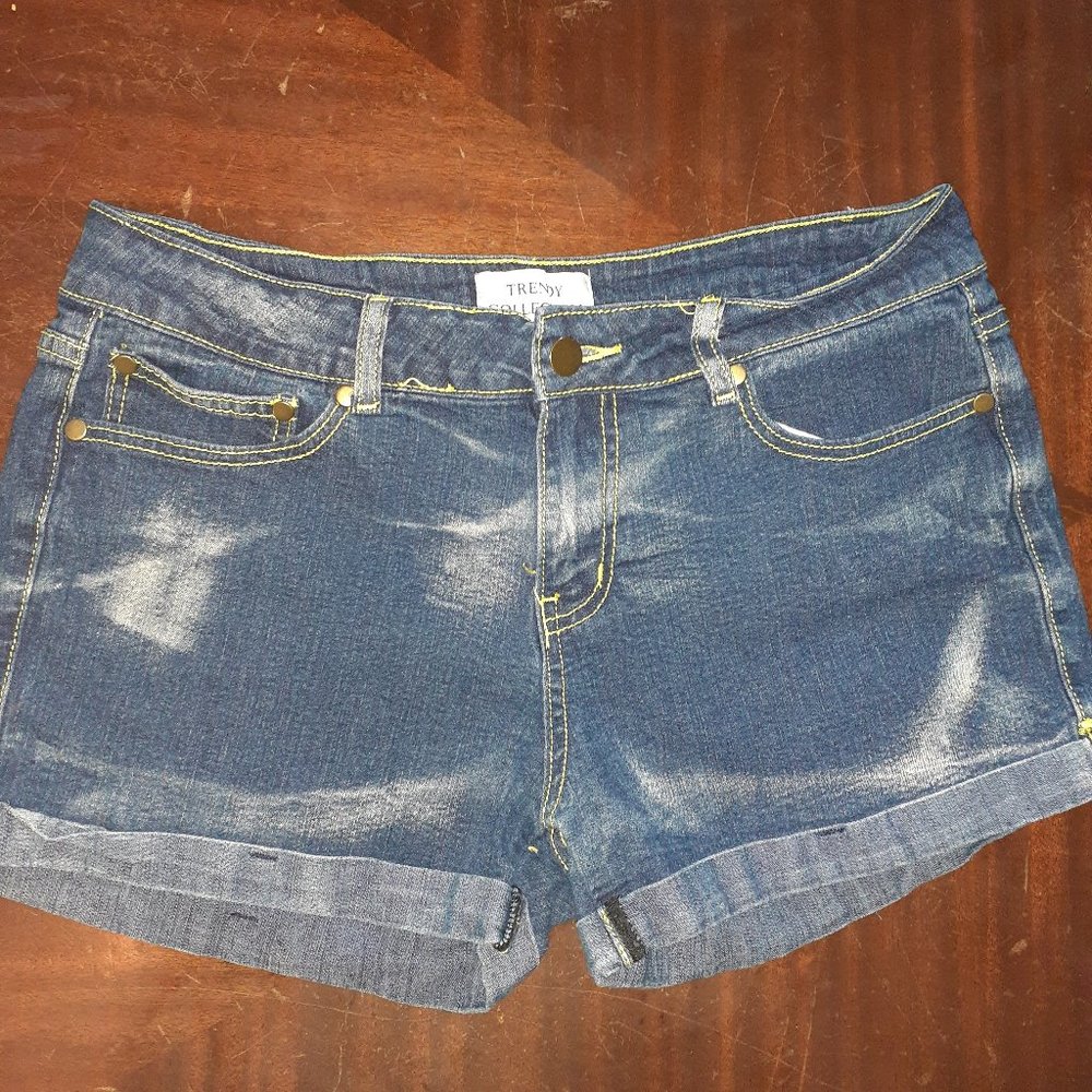 Denim shorts